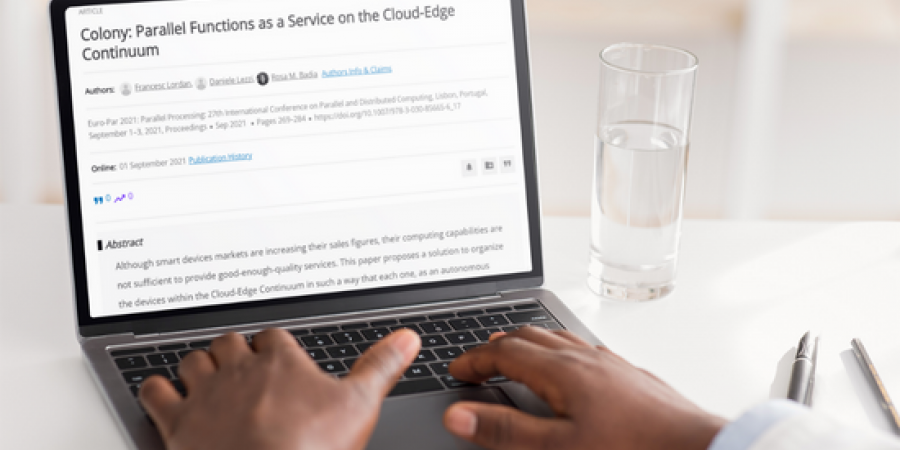 Colony: Parallel Functions as a Service on the Cloud-Edge Continuum